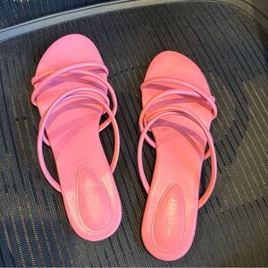 Nine West Vibrant Pink Strappy Sandals